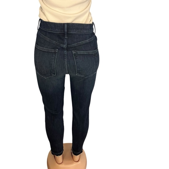 3/$30 🍂 AYR The Riser Dark Wash Raw Hem Jeans - Picture 9 of 12